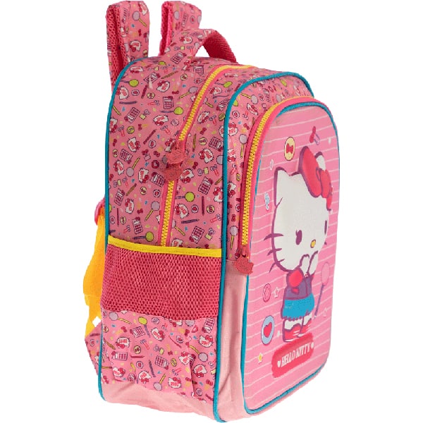 Mochila escolar em poliéster, Hello Kitty, 13542, Xeryus - PT 1 UN