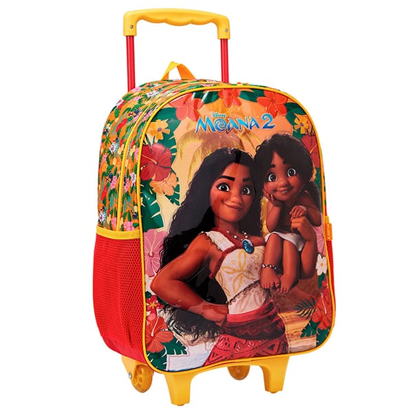 Mochila escolar com rodas, Moana, 13100, Xeryus - PT 1 UN