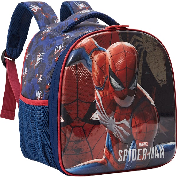 Mochila escolar em poliéster, Homem Aranha Spiderman Marvel, 13374, Xeryus - PT 1 UN