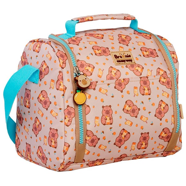 Lancheira escolar, College Brownie Capivara, 15864, Xeryus - PT 1 UN Lancheira escolar, College Brownie Capivara, 15864, Xeryus - PT 1 UN