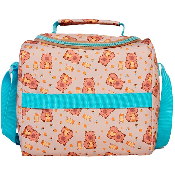 Lancheira escolar, College Brownie Capivara, 15864, Xeryus - PT 1 UN Lancheira escolar, College Brownie Capivara, 15864, Xeryus - PT 1 UN