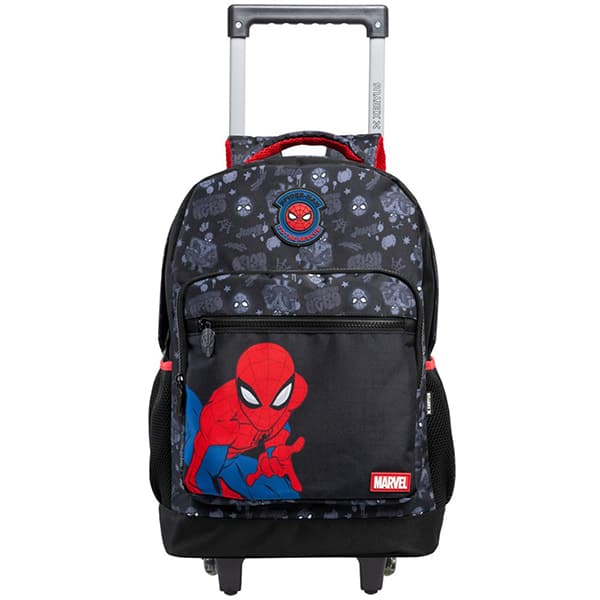 Mochila escolar com rodas, Spider-Man, 14990, Xeryus - PT 1 UN