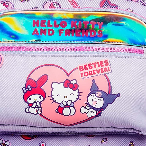 Mochila escolar com rodas, Hello Kitty Tween, 15430, Xeryus - PT 1 UN