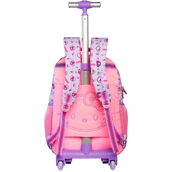 Mochila escolar com rodas, Hello Kitty Tween, 15430, Xeryus - PT 1 UN