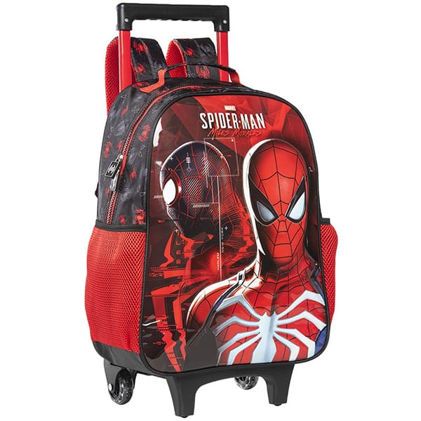 Mochila escolar com rodas, Spider-Man, 14928, Xeryus - PT 1 UN