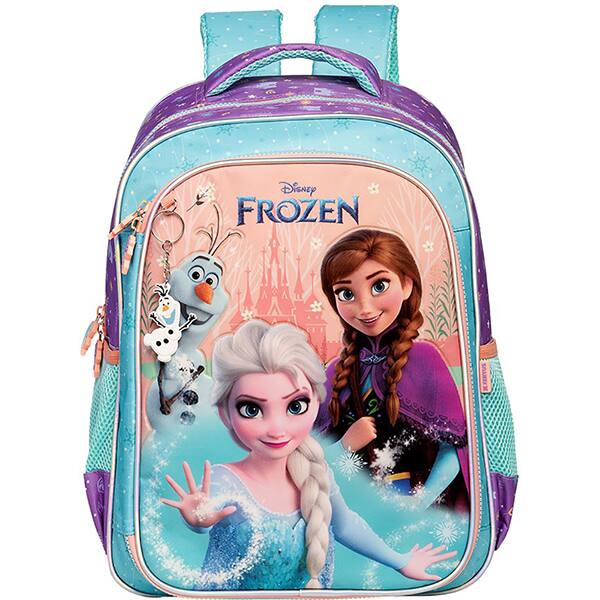 Mochila escolar em poliéster, Frozen, 14762, Xeryus - PT 1 UN