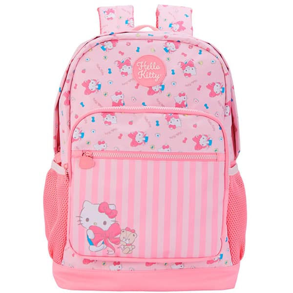 Mochila escolar em poliéster, Hello Kitty, 15448, Xeryus - PT 1 UN