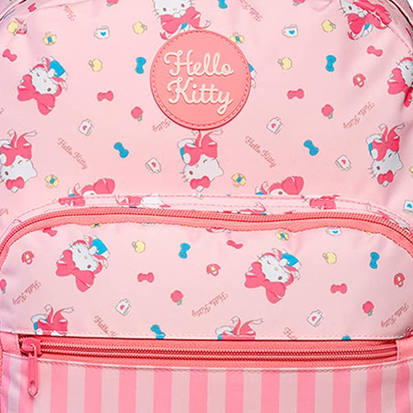 Mochila escolar em poliéster, Hello Kitty, 15448, Xeryus - PT 1 UN