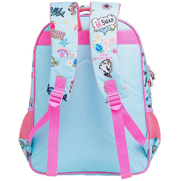 Mochila escolar em poliéster, Princesas, 14802, Xeryus - PT 1 UN
