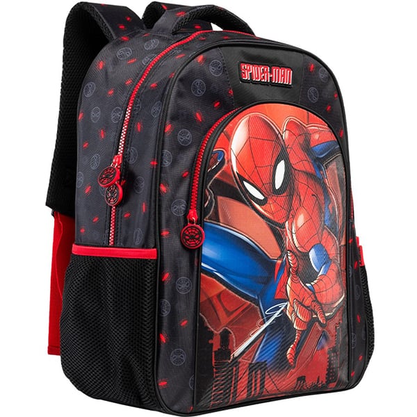 Mochila escolar em poliéster, Spider-Man, 14942, Xeryus - PT 1 UN