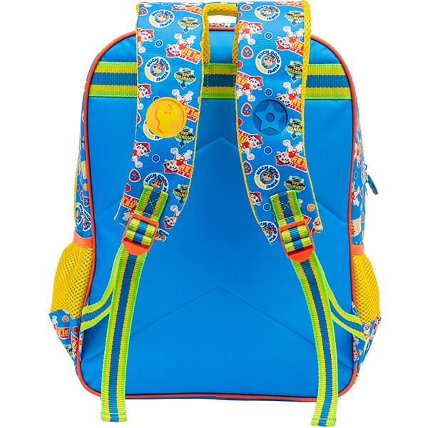 Mochila escolar em poliéster, Patrulha Canina, Verde,15313, Xeryus - PT 1 UN