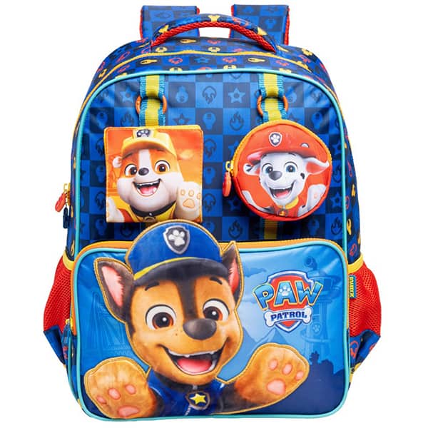 Mochila escolar em poliéster, Patrulha Canina, Azul,15333, Xeryus - PT 1 UN Mochila escolar em poliéster, Patrulha Canina, Azul,15333, Xeryus - PT 1 UN