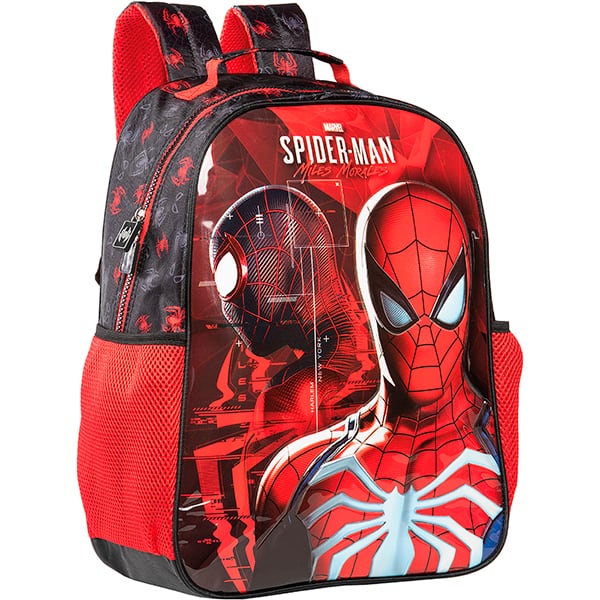 Mochila escolar em poliéster, Spider Man, 14922, Xeryus - PT 1 UN Mochila escolar em poliéster, Spider Man, 14922, Xeryus - PT 1 UN
