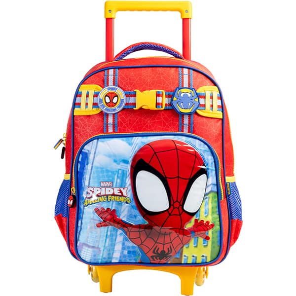 Mochila escolar com rodas, Spidey, 15011, Xeryus - PT 1 UN Mochila escolar com rodas, Spidey, 15011, Xeryus - PT 1 UN