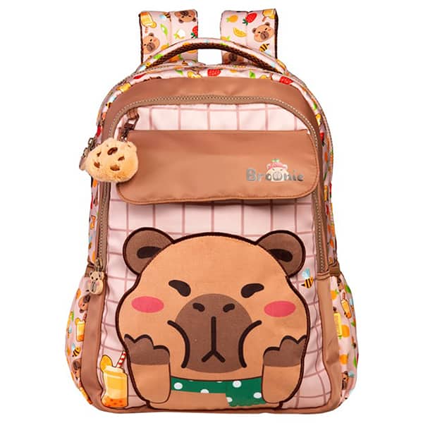 Mochila escolar Capivara Petit Brownie, 15922, Xeryus - PT 1 UN Mochila escolar Capivara Petit Brownie, 15922, Xeryus - PT 1 UN