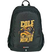 Mochila escolar em poliéster, Lego Ninjago Cole, 910D04, Pacific - PT 1 UN