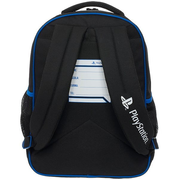 Mochila escolar em poliéster, Playstation Pulse, 988G04, Pacific - PT 1 UN