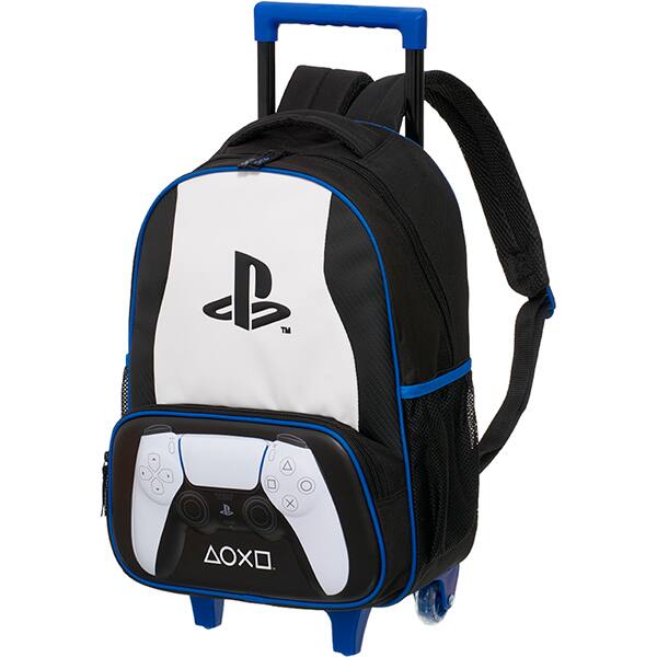 Mochila escolar com rodas e alças, Playstation, 988G07, Pacific - PT 1 UN