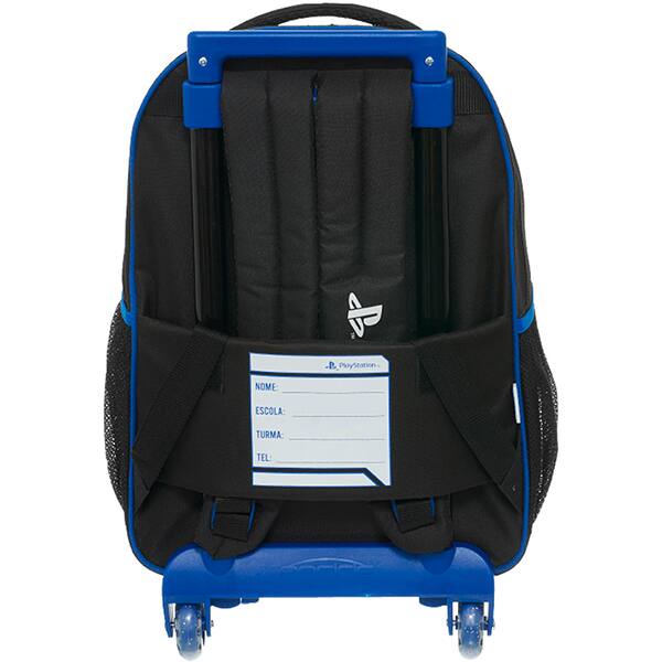 Mochila escolar com rodas e alças, Playstation, 988G07, Pacific - PT 1 UN