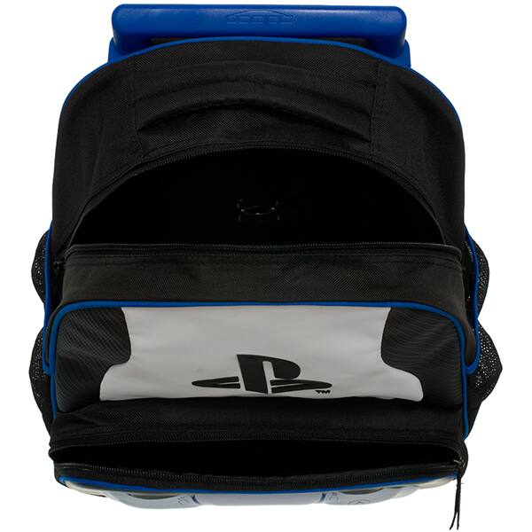 Mochila escolar com rodas e alças, Playstation, 988G07, Pacific - PT 1 UN