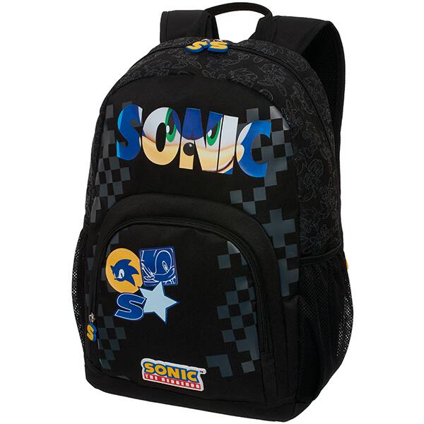 Mochila escolar em poliéster, Sonic Always Running, Pacific - PT 1 UN Mochila escolar em poliéster, Sonic Always Running, Pacific - PT 1 UN