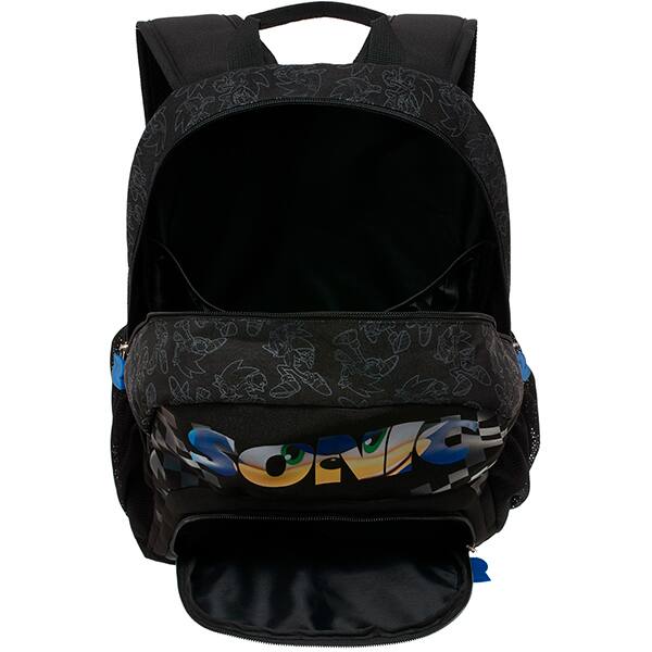 Mochila escolar em poliéster, Sonic Always Running, Pacific - PT 1 UN Mochila escolar em poliéster, Sonic Always Running, Pacific - PT 1 UN
