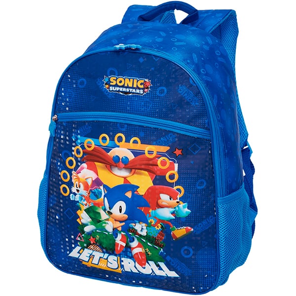 Mochila escolar em poliéster, Sonic Superstar, Pacific - PT 1 UN Mochila escolar em poliéster, Sonic Superstar, Pacific - PT 1 UN