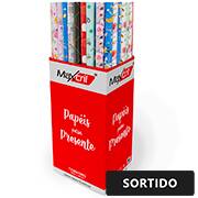 Papel para presente em rolo, 70 x 100cm, Estampa sortida, 10460001, Maxcril - RL 1 UN Papel para presente em rolo, 70 x 100cm, Estampa sortida, 10460001, Maxcril - RL 1 UN