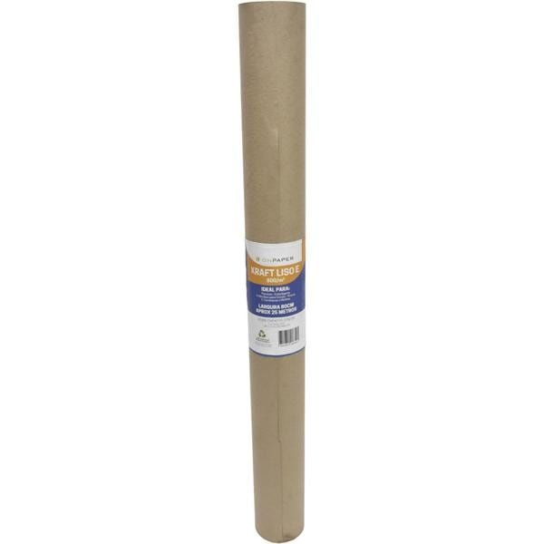 Papel kraft 80g liso, Bobina, 80cm x 25m, 933-4, On Paper - BB 1 UN