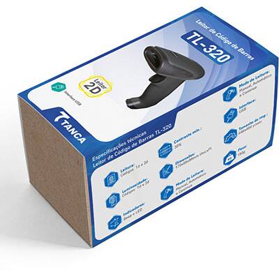 Leitor de código de barras 2D Sensor CMOS, USB, TL-320, Tanca - CX 1 UN