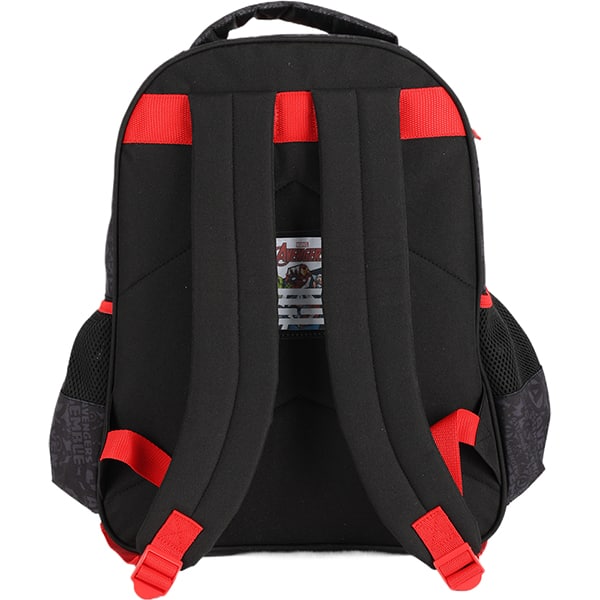 Mochila escolar em poliéster, Avengers, Preto, IS41611AG, Luxcel - PT 1 UN