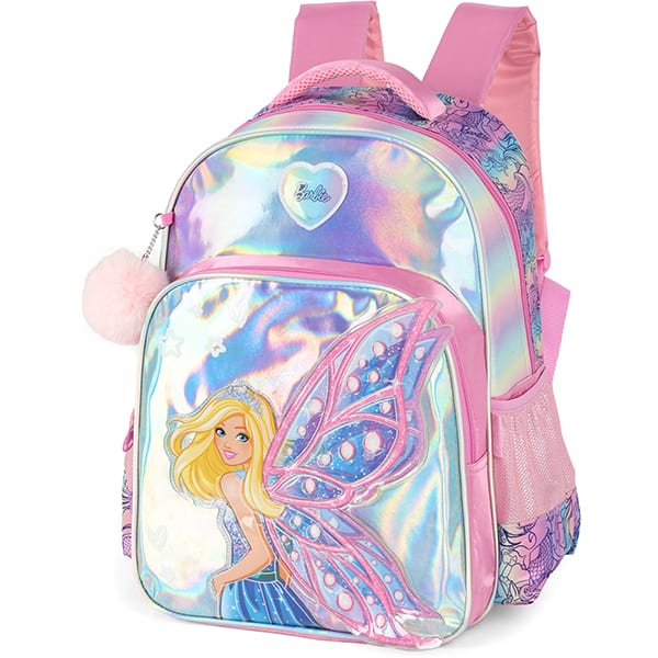 Mochila Escolar Infantil Barbie Mattel Rosa IS41461BB Luxcel - PT 1 UN