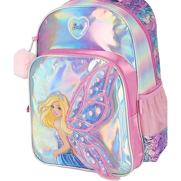 Mochila Escolar Infantil Barbie Mattel Rosa IS41461BB Luxcel - PT 1 UN