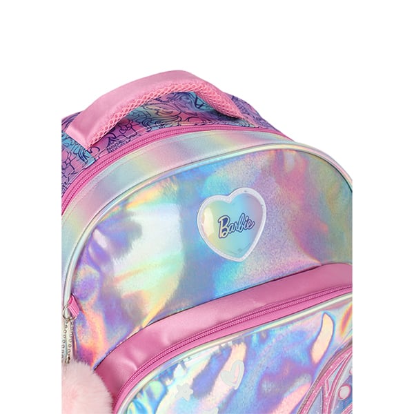 Mochila Escolar Infantil Barbie Mattel Rosa IS41461BB Luxcel - PT 1 UN