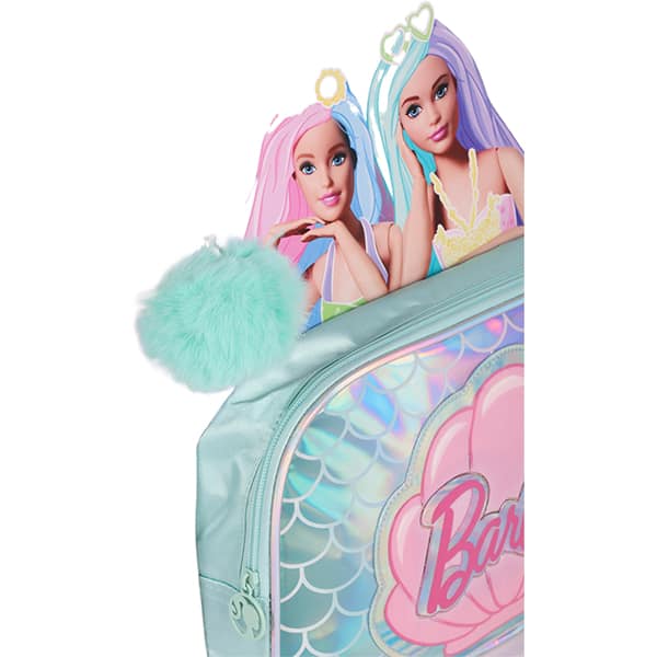 Mochila Escolar Infantil Barbie Mattel Verde IS41461BB Luxcel - PT 1 UN