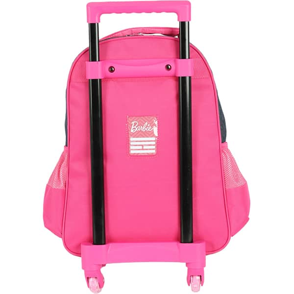 Mochila Escolar Infantil de Rodinhas Barbie Mattel IS41461BB Luxcel - PT 1 UN