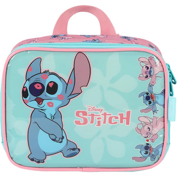 Lancheira Escolar Stitch Disney Verde claro Luxcel - PT 1 UN