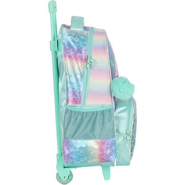 Mochila poli. c/ rodas Barbie verde cl IC41462BB- Luxcel PT 1 UN