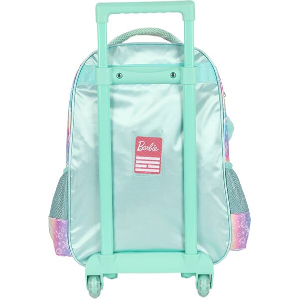 Mochila poli. c/ rodas Barbie verde cl IC41462BB- Luxcel PT 1 UN