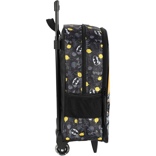 Mochila Escolar Infantil de Rodinhas Batman DC Preto IC41282BM Luxcel - PT 1 UN