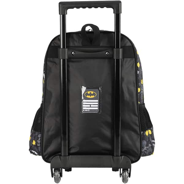 Mochila Escolar Infantil de Rodinhas Batman DC Preto IC41282BM Luxcel - PT 1 UN