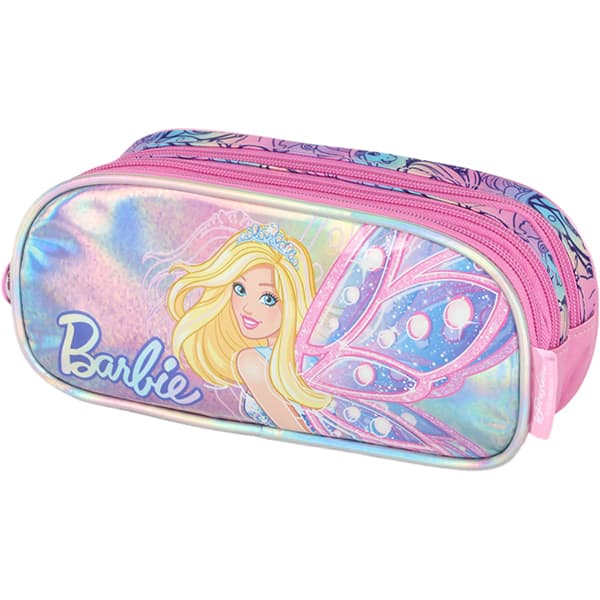 Estojo Escolar Barbie Mattel Rosa EI41465BB Luxcell - PT 1 UN