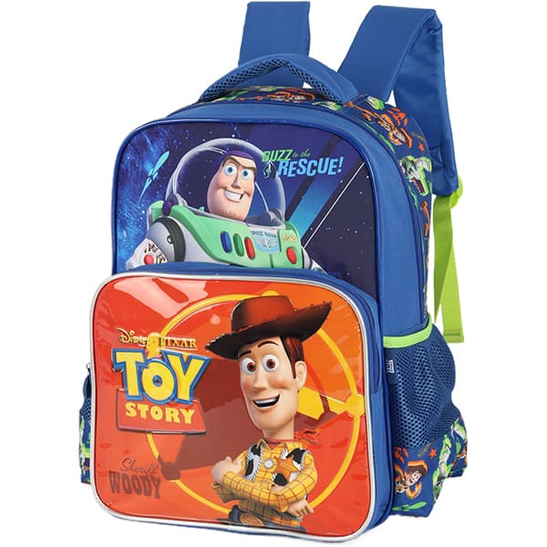 Mochila escolar em poliéster, Toy Story, Laranja, IS40931TY, Luxcel - PT 1 UN