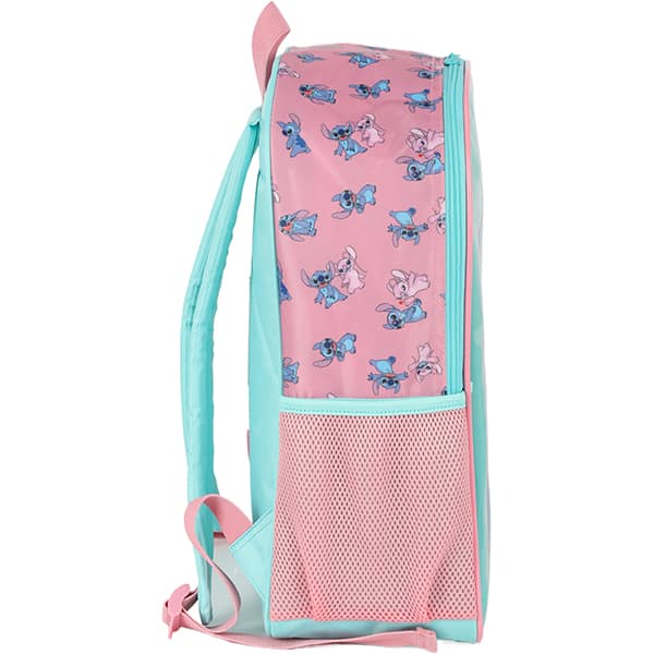 Mochila Escolar Infantíl em Poliéster Stitch Disney Verde IS41531SC Luxcel - PT 1 UN