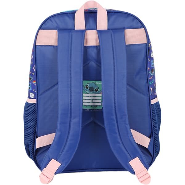 Mochila Escolar Infantíl em Poliéster Stitch Disney Azul IS41531SC Luxcel - PT 1 UN