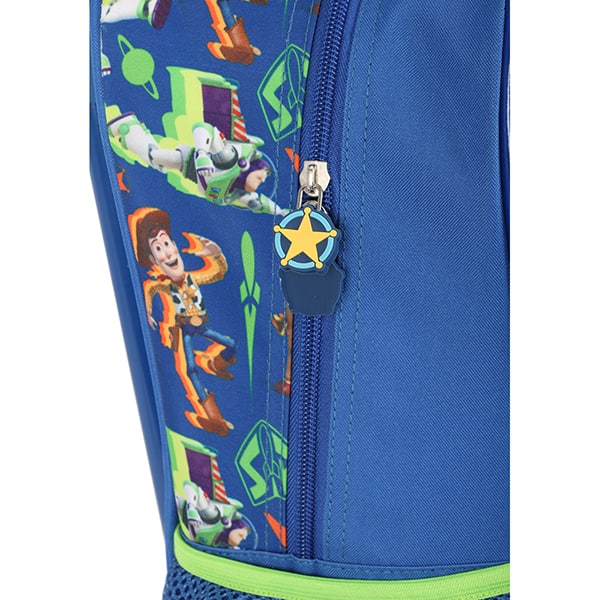 Mochila escolar em poliéster com rodas, Toy Story, Laranja, IC40932TY, Luxcel - PT 1 UN