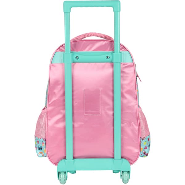 Mochila poli. c/ rodas Stitch rosa IC41552SC- Luxcel PT 1 UN