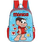 Mochila escolar Infantil em poliéster Turma da Mônica Azul IS41311MN Luxcel - PT 1 UN