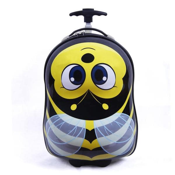Mochila Escolar Infantil de Rodinhas Abelha Hunan - PT 1 UN