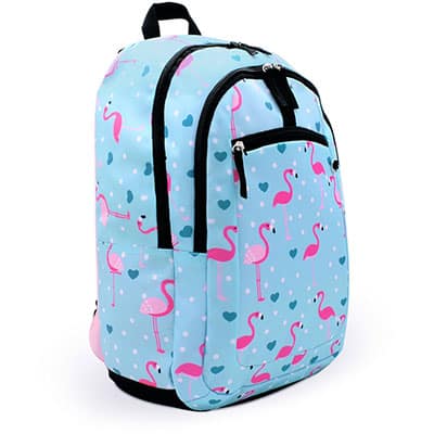 Mochila Flamingo Azul, JD-FLBP02, Jd Fashion - PT 1 UN